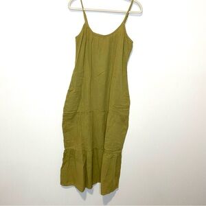 Pact Green Organic Cotton Maxi Dress medium